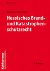 Buchcover Hessisches Brand- und Katastrophenschutzrecht