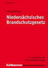 Buchcover Niedersächsisches Brandschutzgesetz