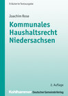 Buchcover Kommunales Haushaltsrecht Niedersachsen