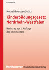 Buchcover Kinderbildungsgesetz Nordrhein-Westfalen