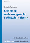 Buchcover Gemeindeverfassungsrecht Schleswig-Holstein