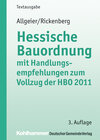 Buchcover Hessische Bauordnung mit Handlungsempfehlungen zum Vollzug der HBO 2011