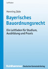 Buchcover Bayerisches Bauordnungsrecht