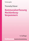 Buchcover Kommunalverfassung Mecklenburg-Vorpommern