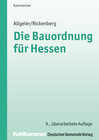 Buchcover Die Bauordnung für Hessen