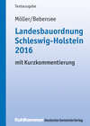 Buchcover Landesbauordnung Schleswig-Holstein 2016