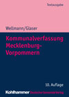 Buchcover Kommunalverfassung Mecklenburg-Vorpommern