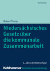 Buchcover Niedersächsisches Gesetz über die kommunale Zusammenarbeit
