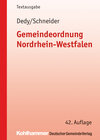 Buchcover Gemeindeordnung Nordrhein-Westfalen