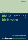 Buchcover Die Bauordnung für Hessen