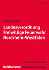Buchcover Landesverordnung Freiwillige Feuerwehr Nordrhein-Westfalen