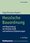 Buchcover Hessische Bauordnung