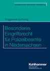 Buchcover Besonderes Eingriffsrecht für Polizeibeamte in Niedersachsen