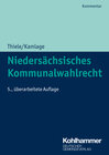 Buchcover Niedersächsisches Kommunalwahlrecht