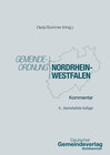 Buchcover Gemeindeordnung Nordrhein-Westfalen