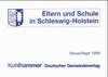 Buchcover Eltern und Schule in Schleswig-Holstein