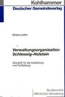 Buchcover Verwaltungsorganisation Schleswig-Holstein