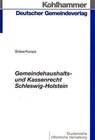 Buchcover Gemeindehaushalts- und Kassenrecht Schleswig-Holstein