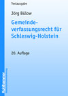 Buchcover Gemeindeverfassungsrecht für Schleswig-Holstein