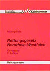 Buchcover Rettungsdienst in Nordrhein-Westfalen