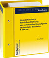 Buchcover Vergabehandbuch für die Durchführung von kommunalen Bauaufgaben in Nordrhein-Westfalen.