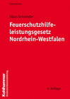 Buchcover Feuerschutzhilfeleistungsgesetz Nordrhein-Westfalen