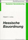 Buchcover Hessische Bauordnung