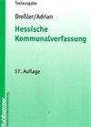 Buchcover Hessische Kommunalverfassung