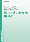 Buchcover Naturschutzgesetz Hessen