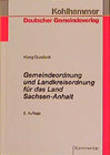 Buchcover Gemeindeordnung und Landkreisordnung Sachsen-Anhalt