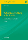 Buchcover Aufsicht und Haftung in der Schule