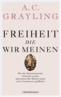 Buchcover Freiheit, die wir meinen