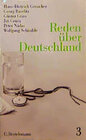 Buchcover Reden über Deutschland