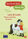 Buchcover Erst ich ein Stück, dann du - Leni & Lotti - Ferien auf dem Ponyhof