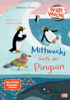 Buchcover Wilde Woche – Mittwochs surft der Pinguin