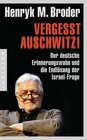 Buchcover Vergesst Auschwitz!
