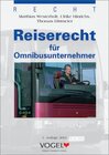 Buchcover Reiserecht für Omnibusunternehmer