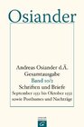Buchcover Gesamtausgabe / Schriften und Briefe September 1551 bis Oktober 1552 sowie Posthumes und Nachträge