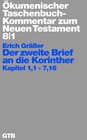 Buchcover Ökumenischer Taschenbuchkommentar zum Neuen Testament / Der zweite Brief an die Korinther