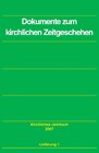 Buchcover Kirchliches Jahrbuch für die Evangelische Kirche in Deutschland / Dokumente zum kirchlichen Zeitgeschehen