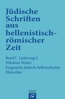 Buchcover Jüdische Schriften aus hellenistisch-römischer Zeit, Bd 1: Historische... / Fragmente jüdisch-hellenistischer Historiker
