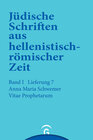 Buchcover Jüdische Schriften aus hellenistisch-römischer Zeit, Bd 1: Historische... / Vitae Prophetarum