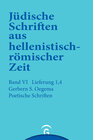 Buchcover Jüdische Schriften aus hellenistisch-römischer Zeit, Bd 6: Supplementa / Poetische Schriften