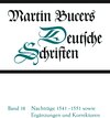 Buchcover Deutsche Schriften / Nachträge 1541-1551 sowie Ergänzungen und Korrekturen