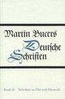 Buchcover Deutsche Schriften / Schriften zu Ehe und Eherecht