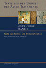Buchcover Texte aus der Umwelt des Alten Testaments. Neue Folge. (TUAT-NF) / Texte zum Rechts- und Wirtschaftsleben