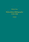 Buchcover Melanchthon-Bibliographie 1510-1560
