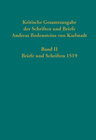 Buchcover Kritische Gesamtausgabe der Schriften und Briefe Andreas Bodensteins von Karlstadt
