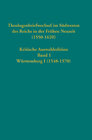 Buchcover Theologenbriefwechsel im Südwesten des Reichs in der Frühen Neuzeit (1550-1620)