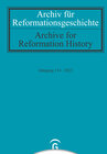 Buchcover Archiv für Reformationsgeschichte – Aufsatzband
